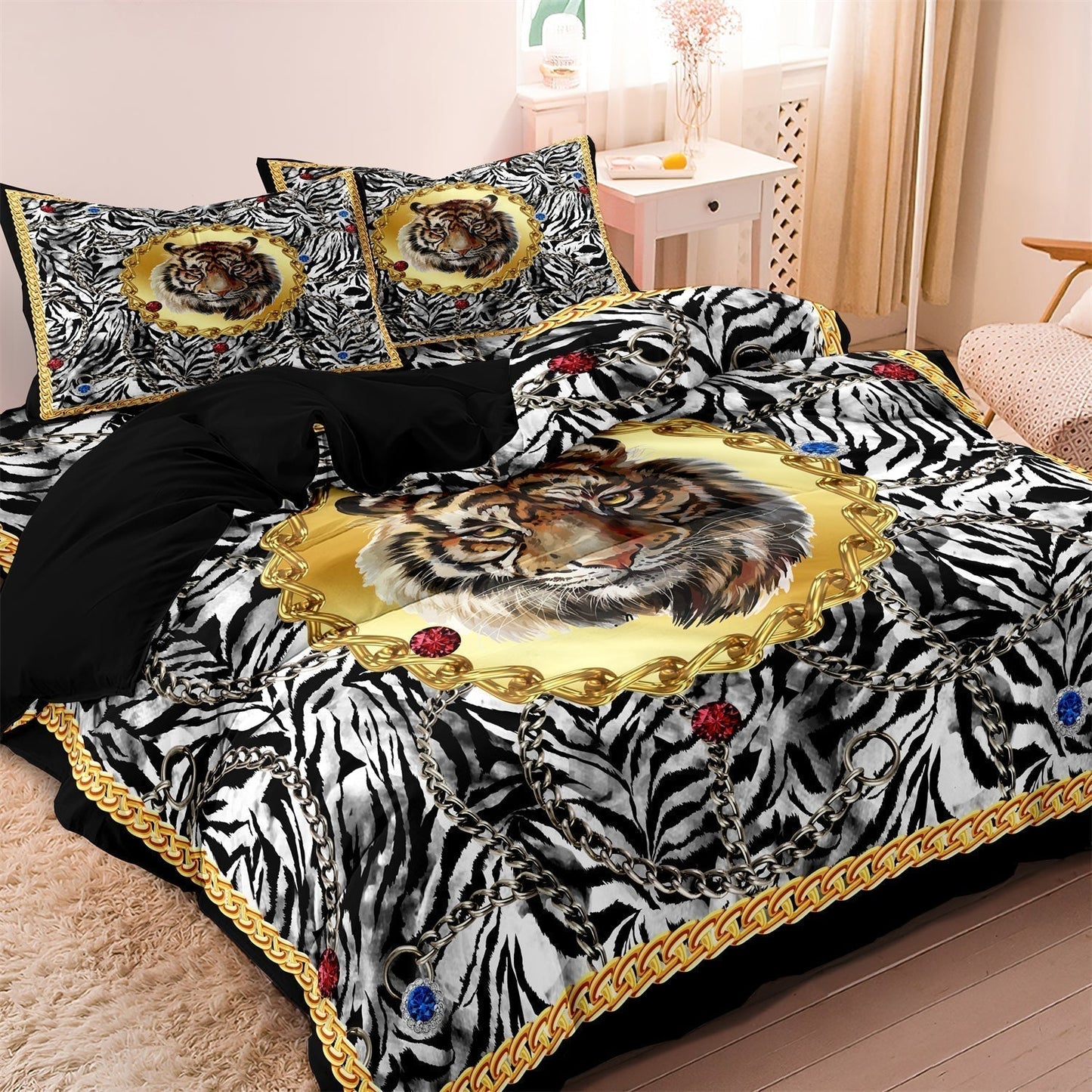 Literie pour Enfants Tigre | Confort et Style Aventureux