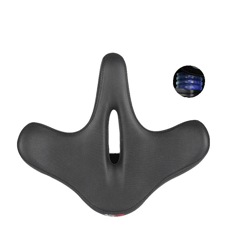 Selle de Vélo Confortable pour Longue Distance | Coussin Élargi et Absorption des Chocs