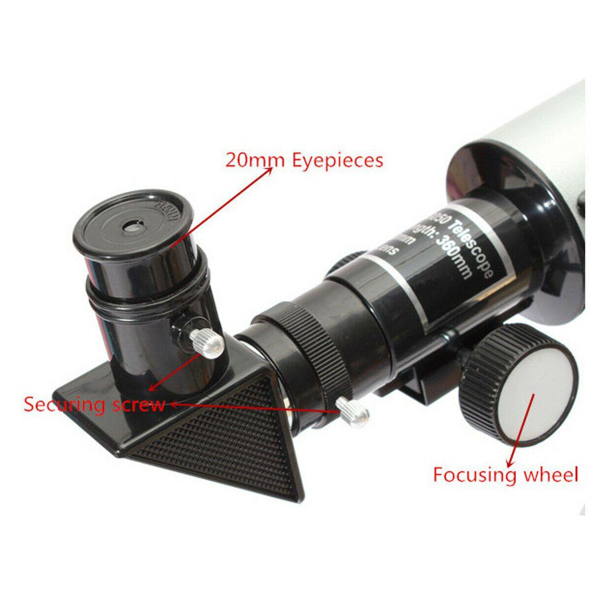 Télescope Astronomique 90x avec Trépied | Vision Ergonomique et Clarté Optique
