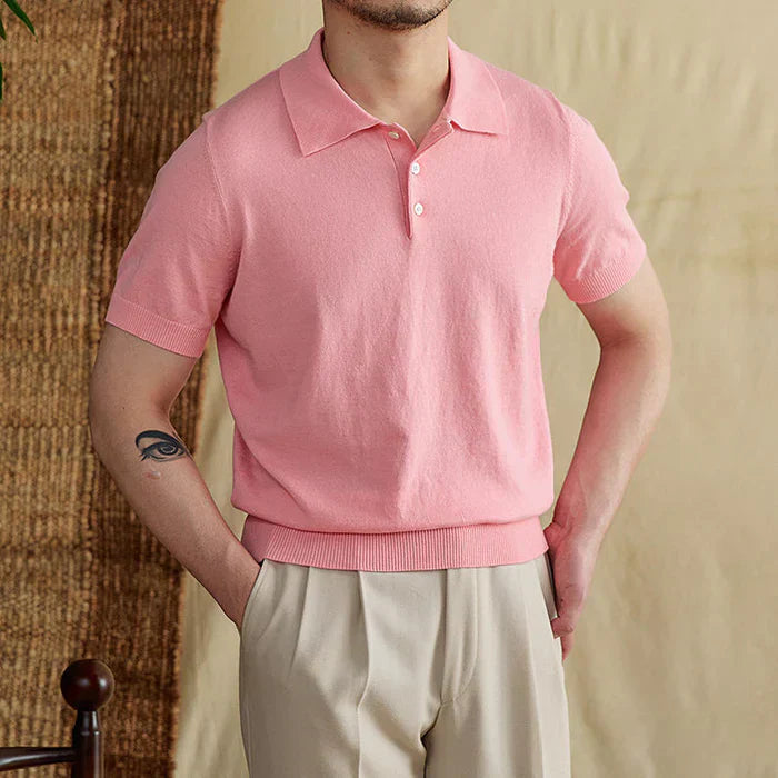 Polo en Lin Respirant pour Homme | Confort Luxueux et Style Intemporel