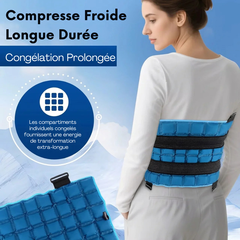 Compresse chaude et froide 58 × 35 cm - confort après l’effort