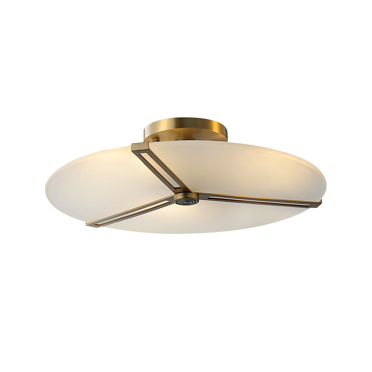 Plafonnier Moderne en Verre et Métal | Design Élégant et Illumination Chaleureuse