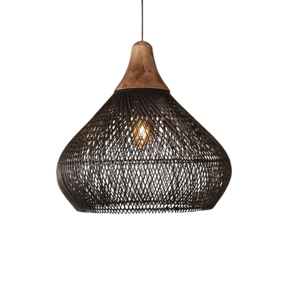 Lampe Suspendue Japonaise en Bambou | Design Élégant et Apaisant