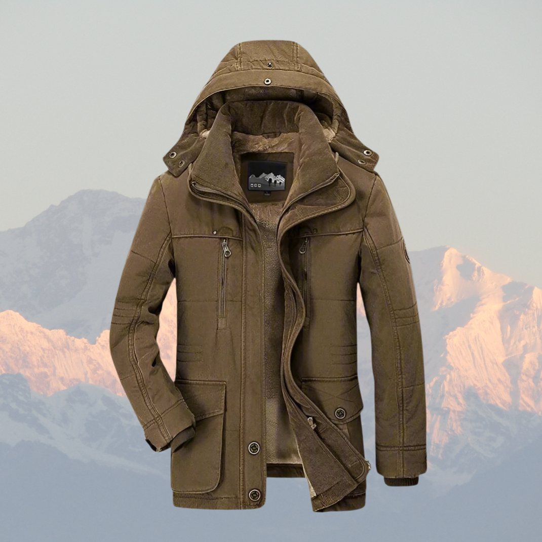 Parka Isolée en Fausse Fourrure pour Hommes | Chaleur et Protection en Hiver