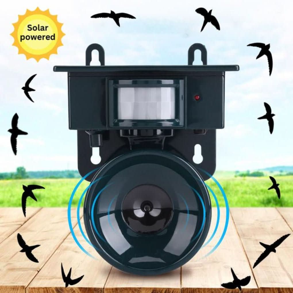 Répulsif à Oiseaux Activé par Mouvement | Protection Efficace pour Espaces Extérieurs