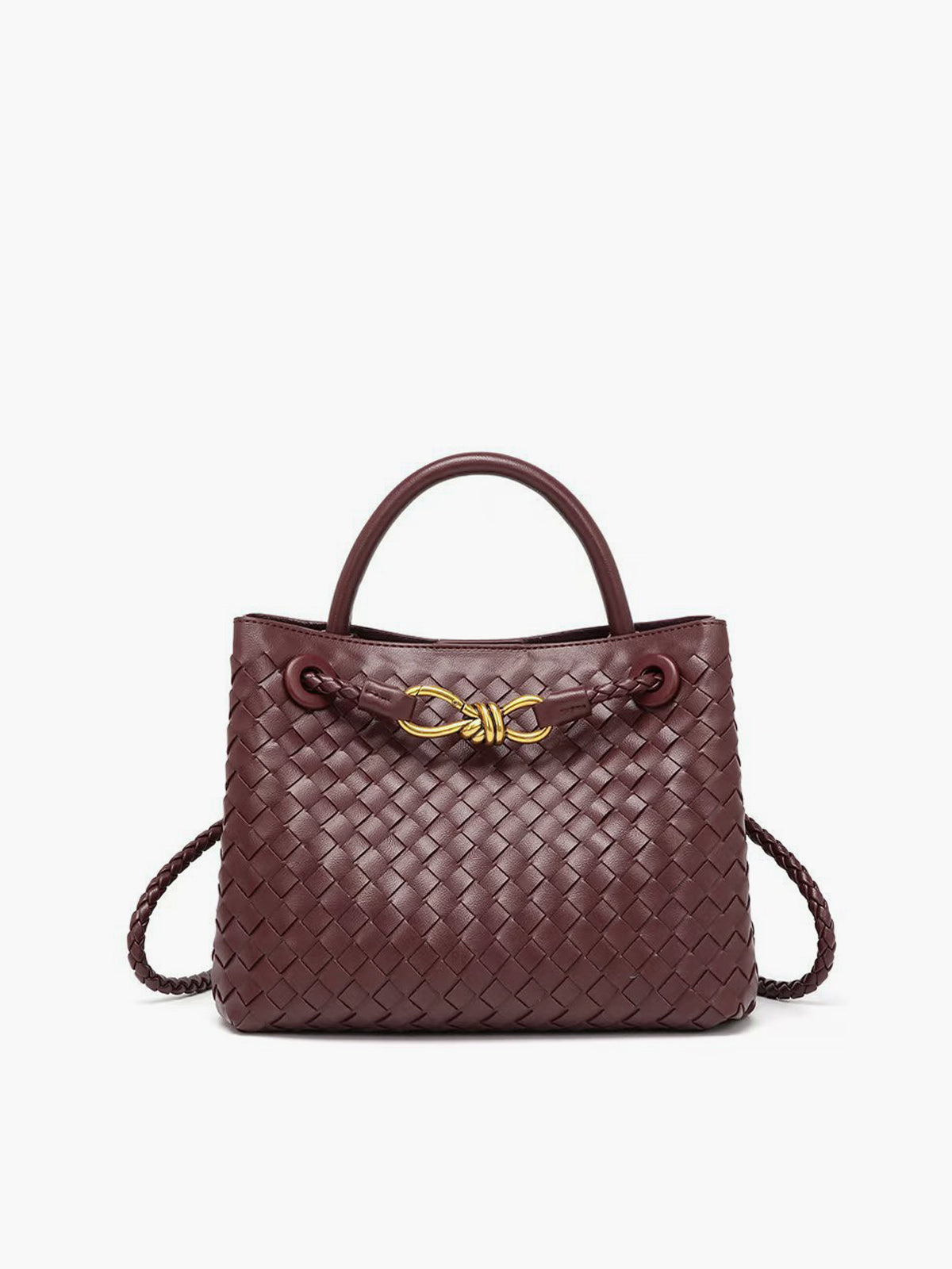 Sac à Main Noir pour Femme | Détail en Métal Torsadé Élégant