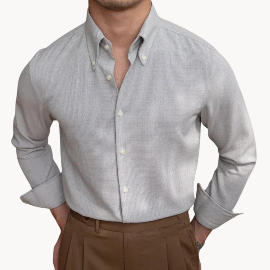 Chemise en Toile Vintage | Confort Durable et Tissage Doux