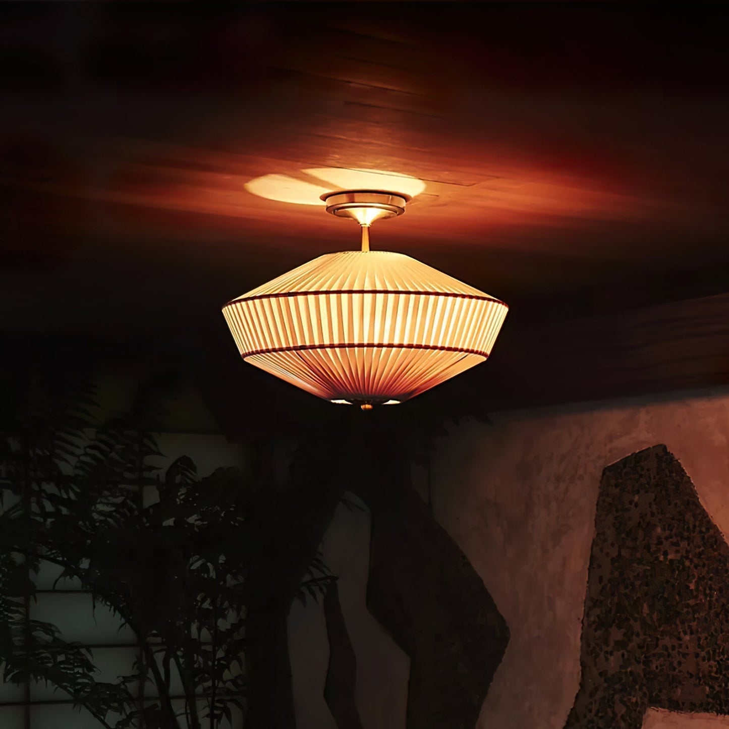 Lumière de Plafond Élégante | Éclairage Doux et Raffiné pour Intérieurs