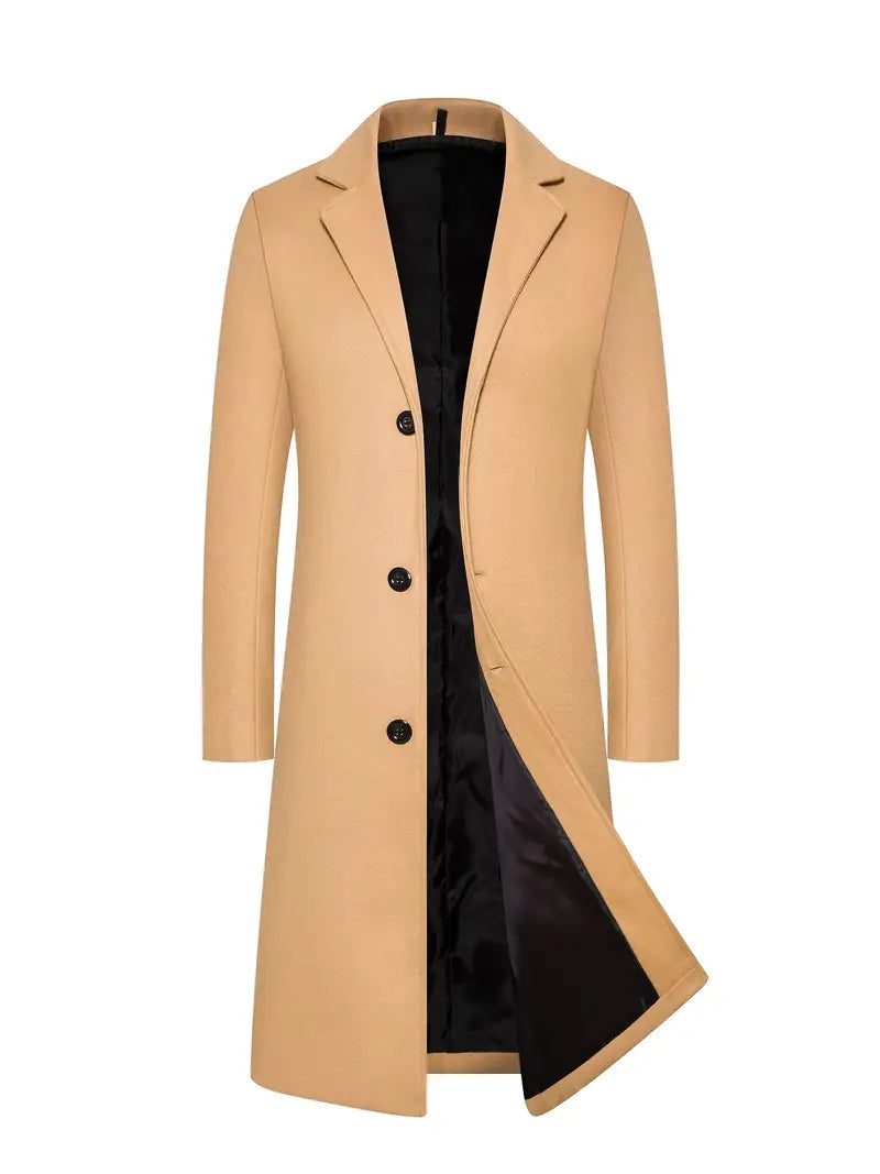 Manteau Long pour Hommes | Style Élégant et Polyvalent