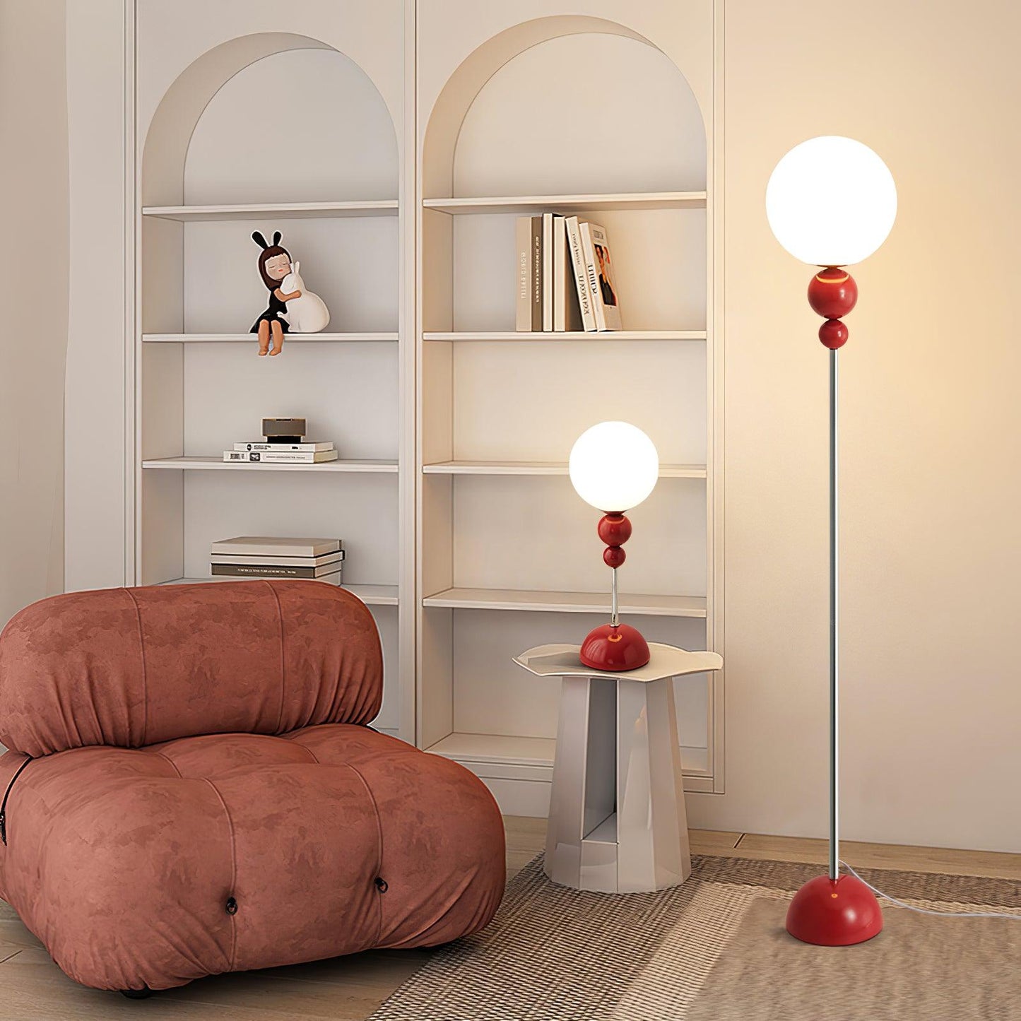 Lampe de Sol Moderne Minimaliste | Élégance et Chaleur pour Votre Intérieur