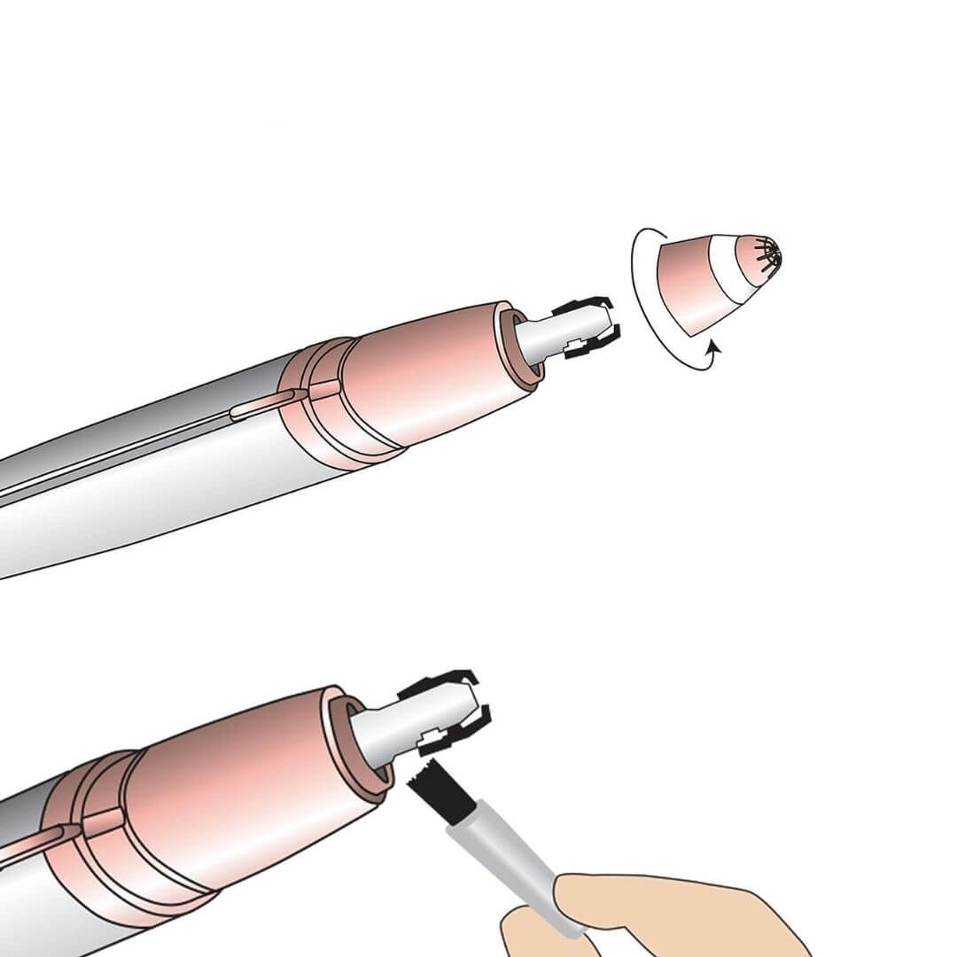 Tondeuse à Sourcils Électrique Précise | Façonnage Facile et Compact