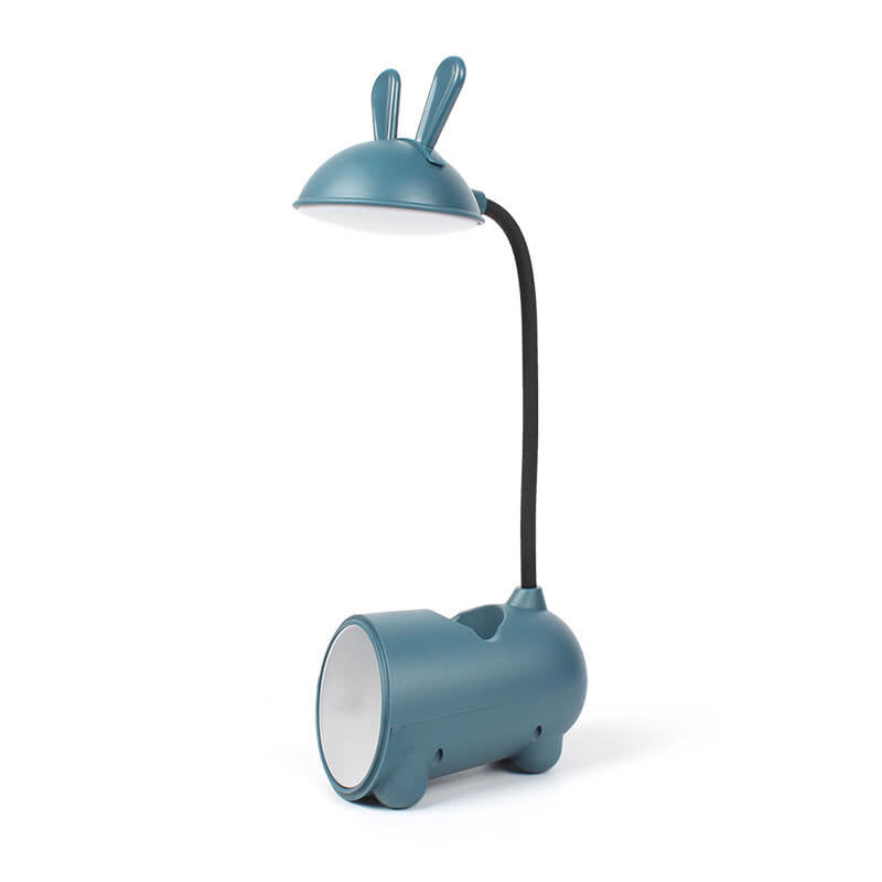 Lampe de Bureau LED Rechargeable | Design Amusant avec Porte-Stylo et Contrôle Tactile