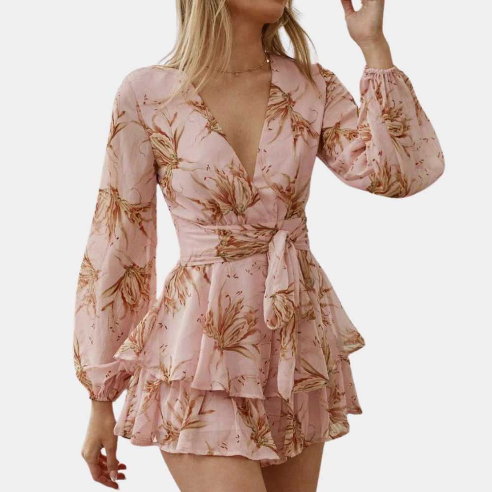 Robe Mini Fleurie Femme | Élégante et Confortable pour l'Été