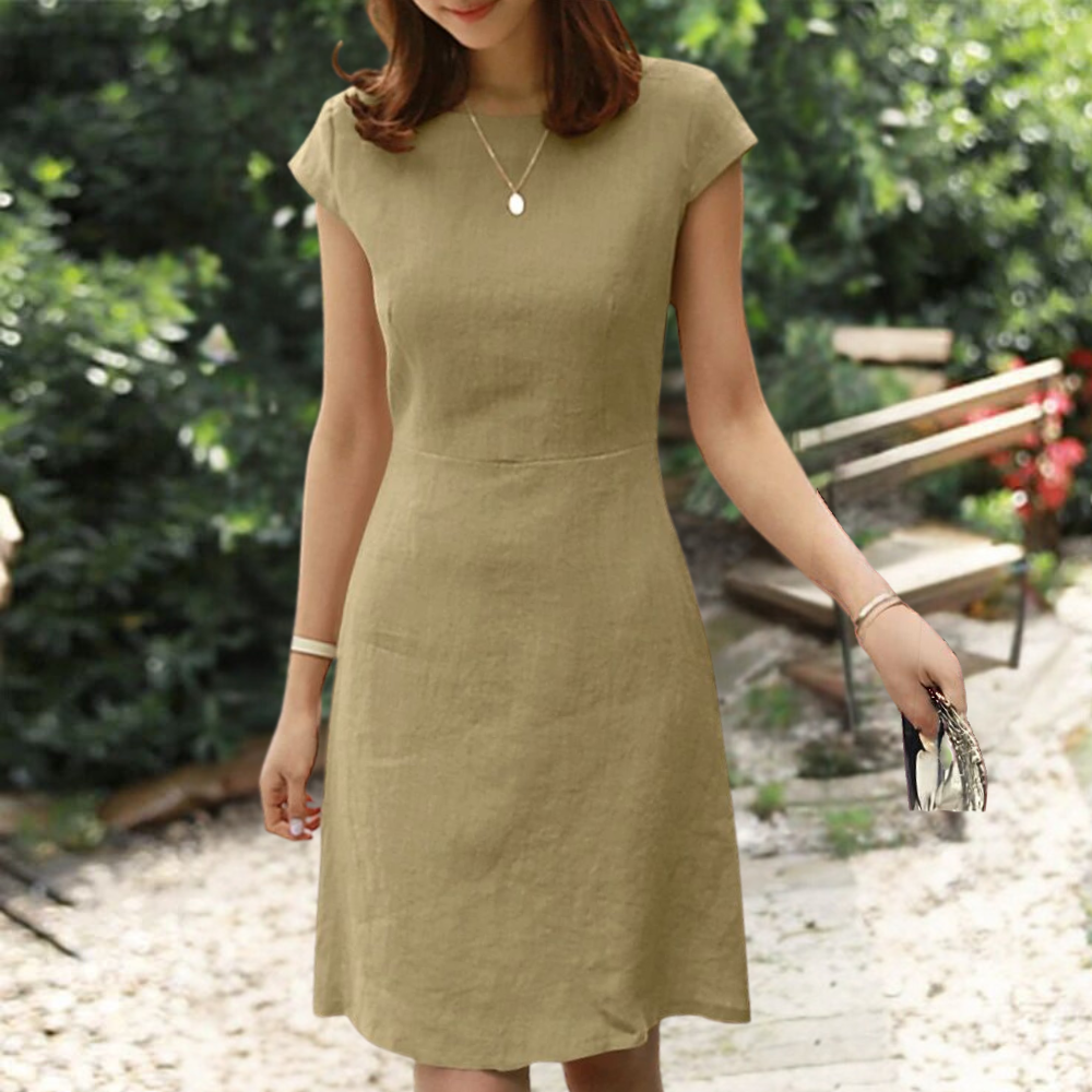 Robe A-Line Coton pour Femmes | Tissu Léger et Style Polyvalent