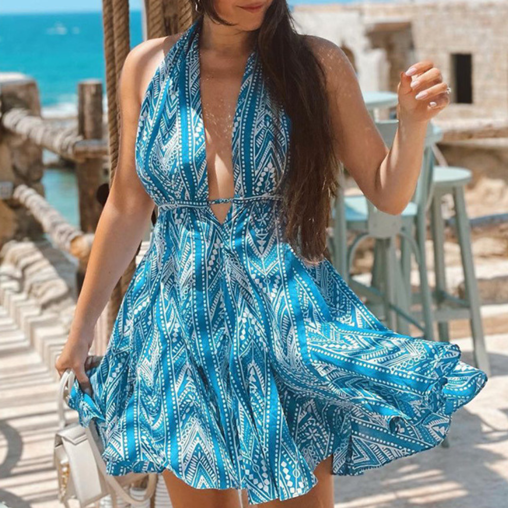 Robe d'été élégante pour Femmes | Tissu Léger et Design Flatteur