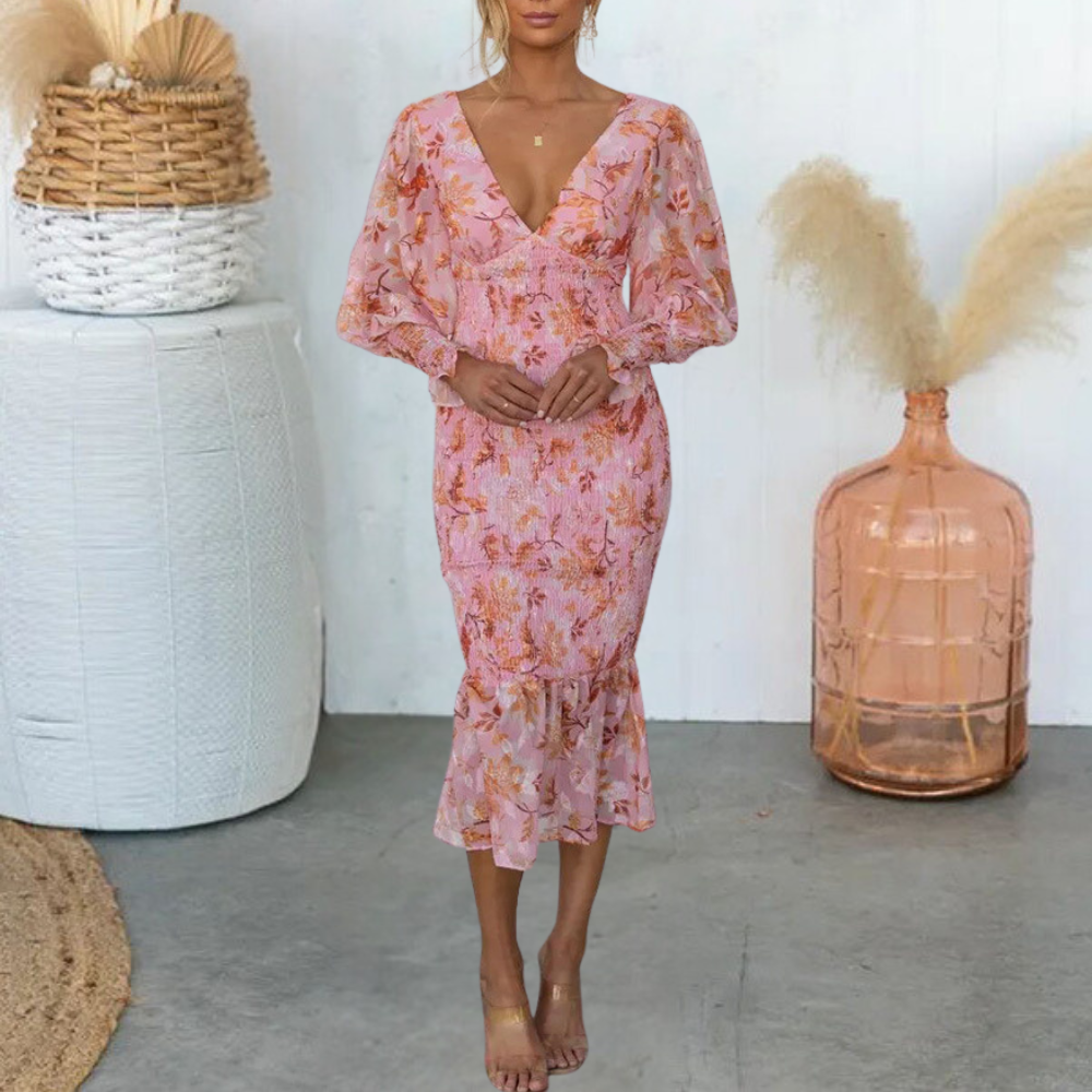 Robe à Imprimé Floral pour Femmes | Confort et Élégance au Quotidien