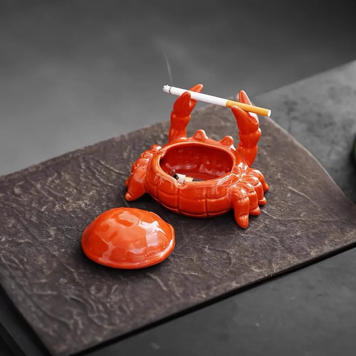 Cendrier en Céramique Design Crabe | Élégance et Fonctionnalité pour Décoration