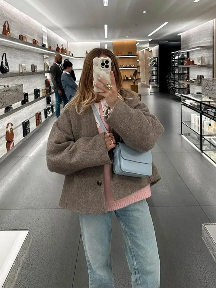 Manteau d'Hiver Surdimensionné pour Femmes | Confort Élégant et Chaud au Quotidien