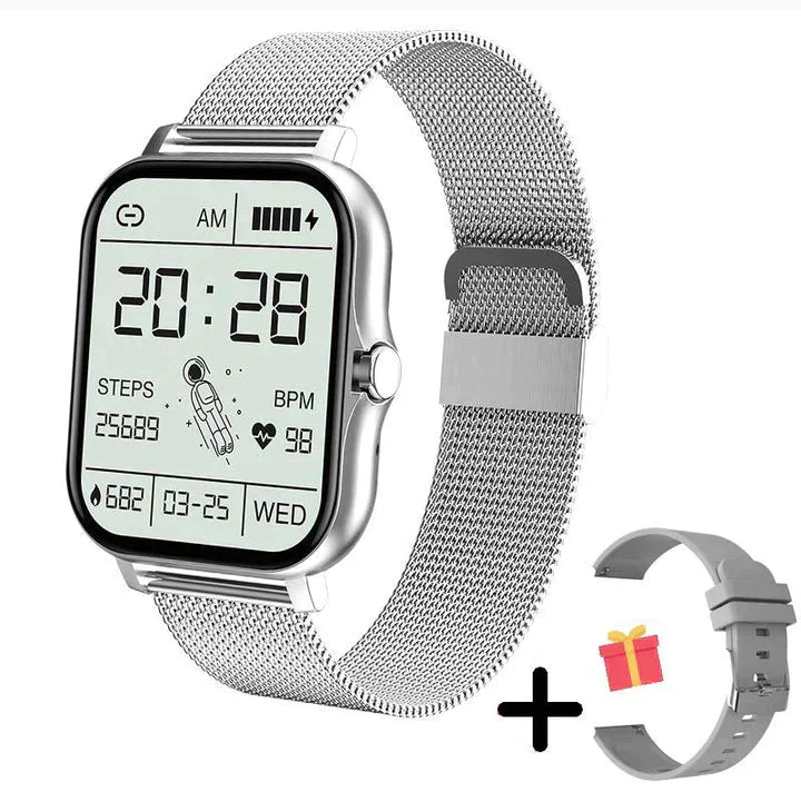 Montre Intelligente de Luxe | Suivi de Santé et Fitness Précis