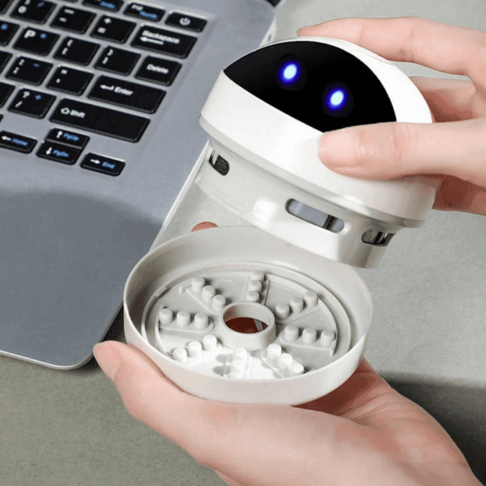 Aspirateur de Table USB Rechargeable | Compact et Efficace pour Nettoyage Rapide