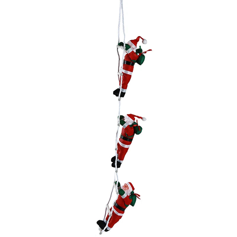 Ornement de Noël Père Noël Grimpant | Décoration Ludique en Trois Tailles