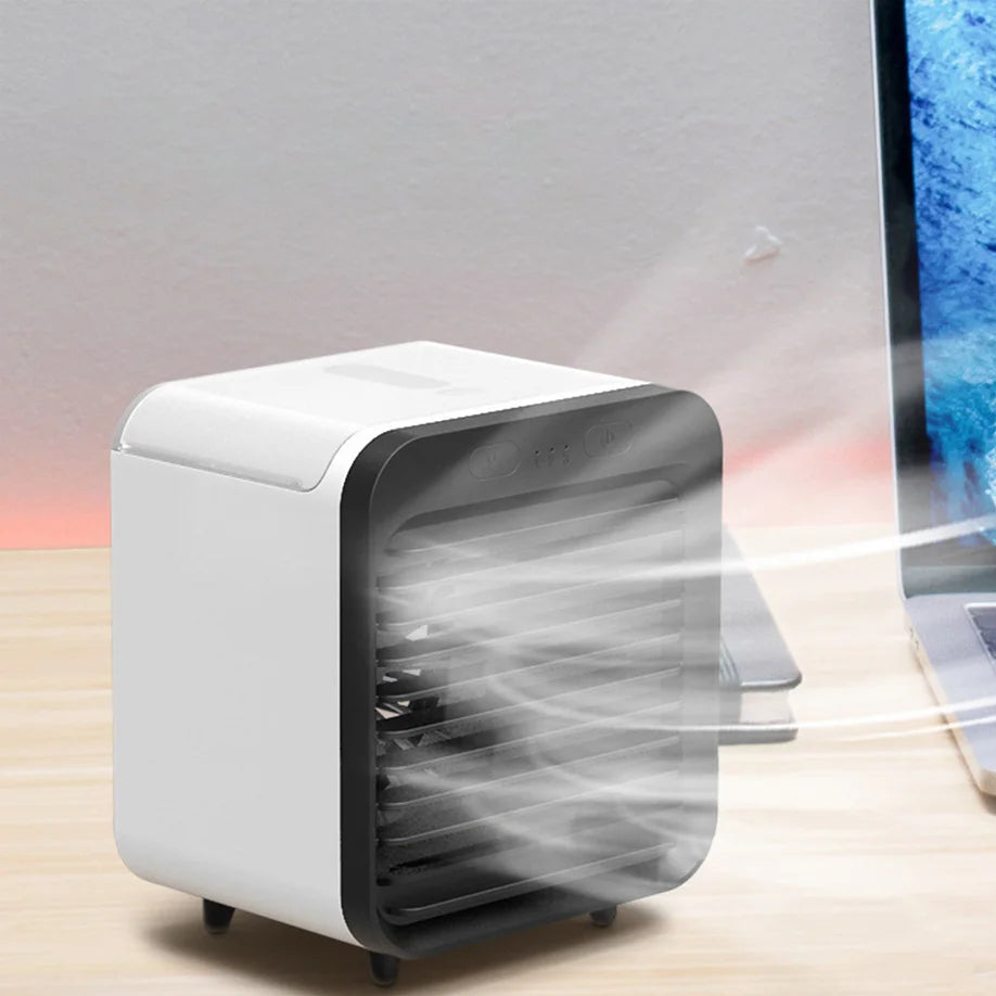 Mini Refroidisseur d'Air Portable | 3-en-1 avec Humidification et 3 Niveaux