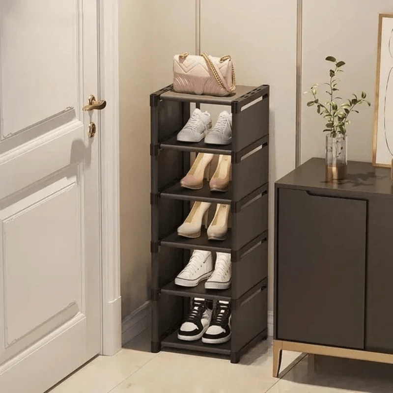 Étagère à Chaussures Compacte | Rangement Élégant et Gain de Place