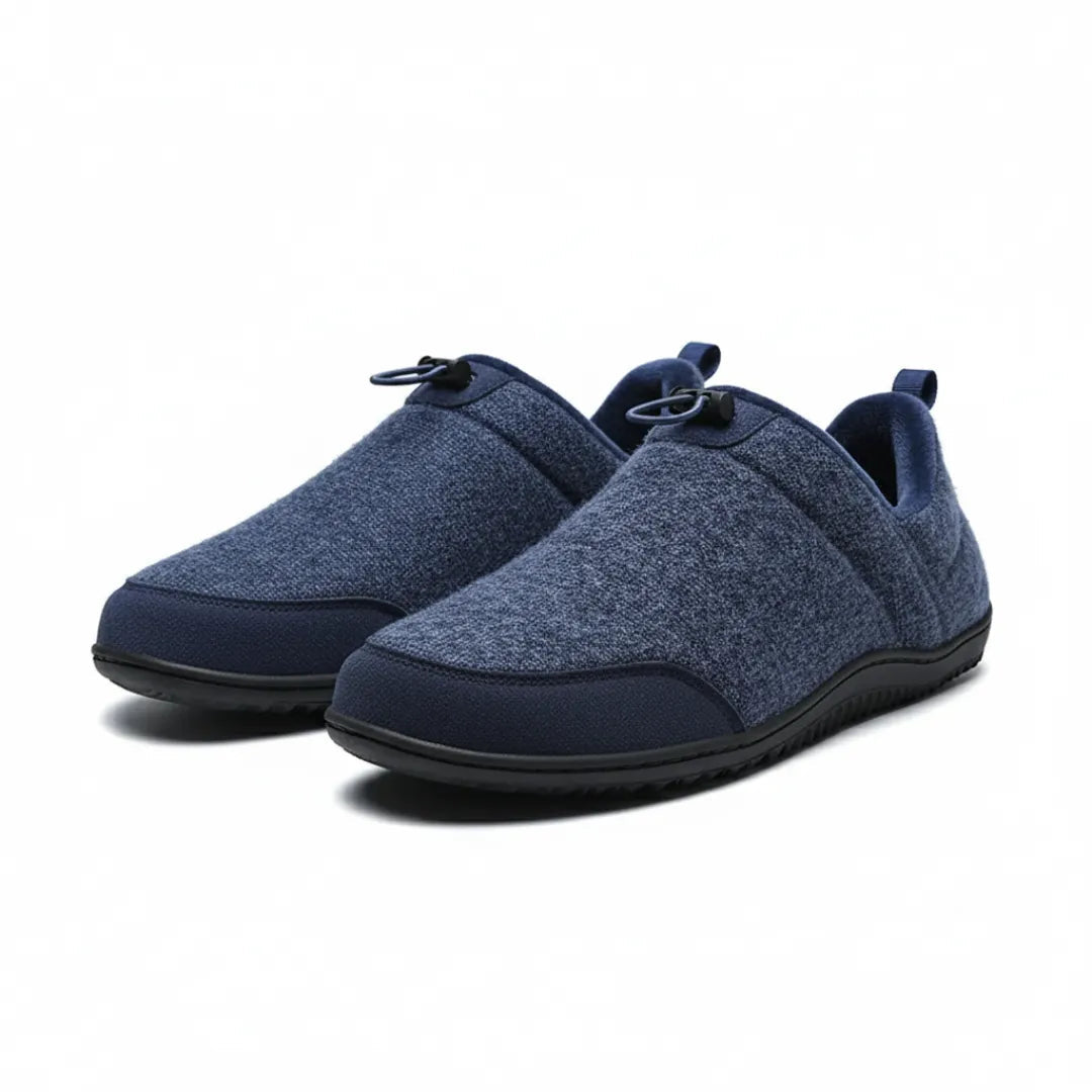 Chaussons Confortables en Peluche pour Hommes | Doublure Douce et Semelle Flexible