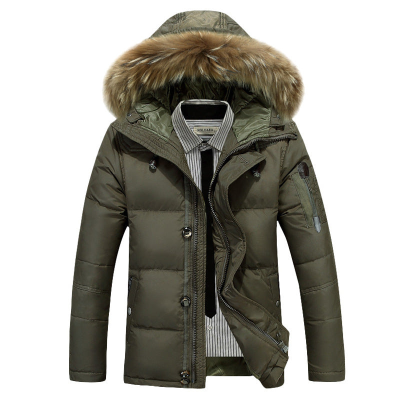 Manteau d'hiver pour Hommes | Isolation de Haute Qualité et Col en Fausse Fourrure