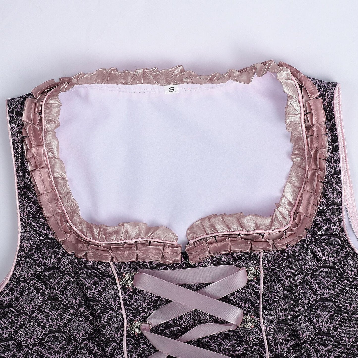 Robe dirndl traditionnelle avec broderie | Ensemble élégant pour Oktoberfest