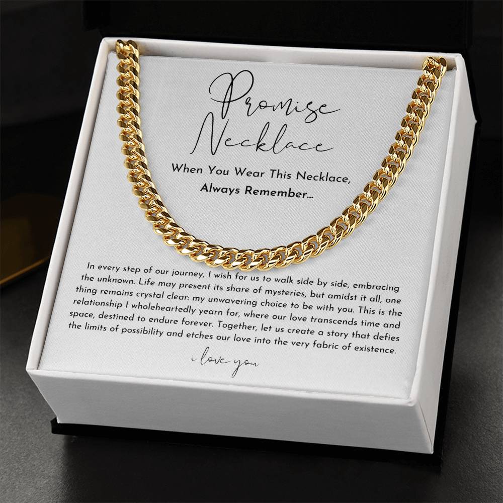 Collier de Promesse Élégant pour Couples | Symbole d'Amour Durable et Raffiné