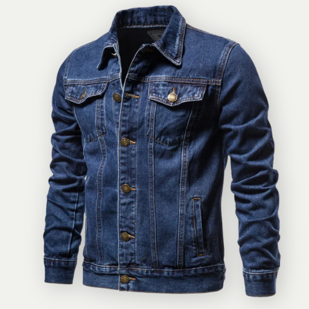 Veste en Denim Durable pour Homme | Style Classique et Confort Quotidien