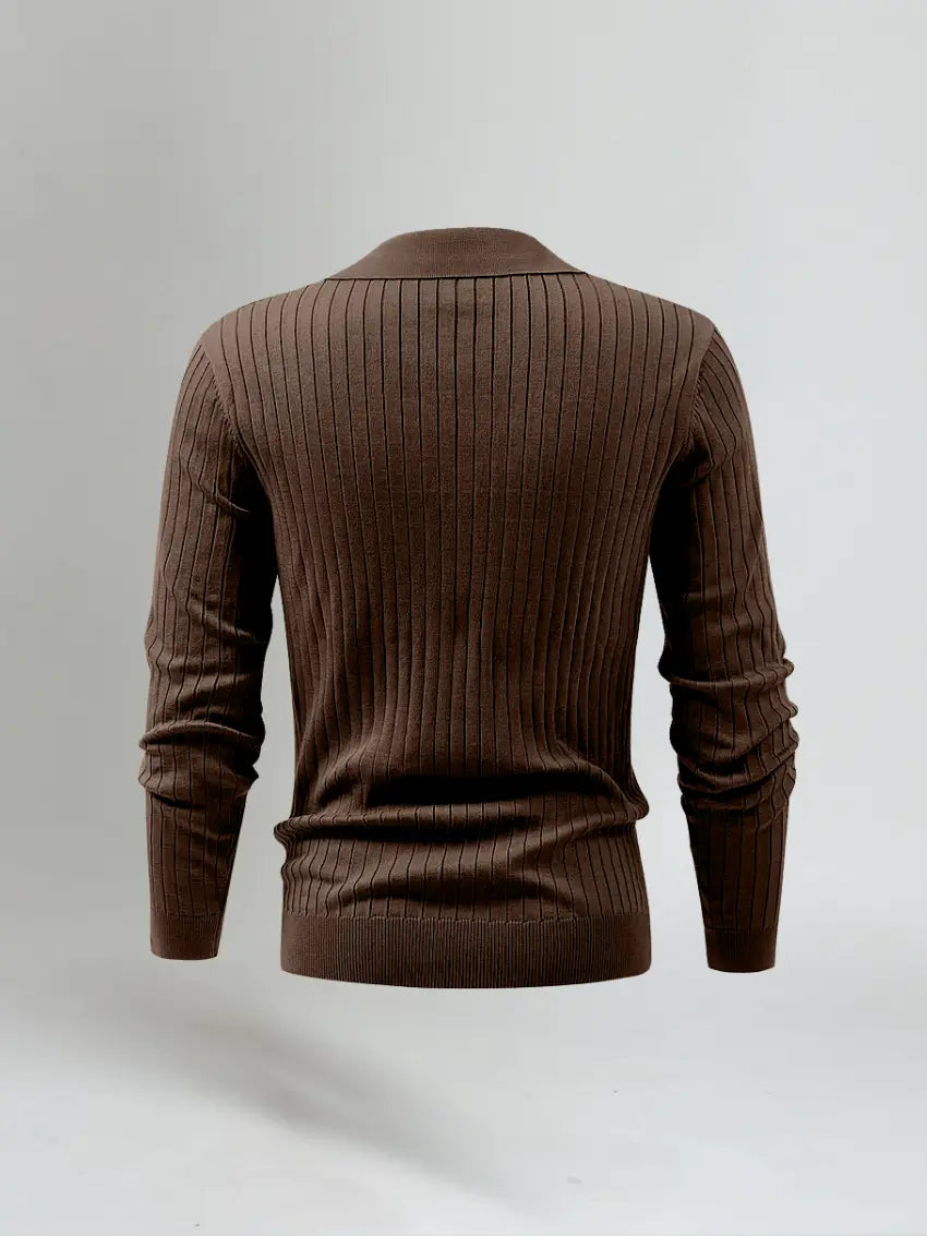 Polo à Manches Longues Chic | Confort et Style pour Homme