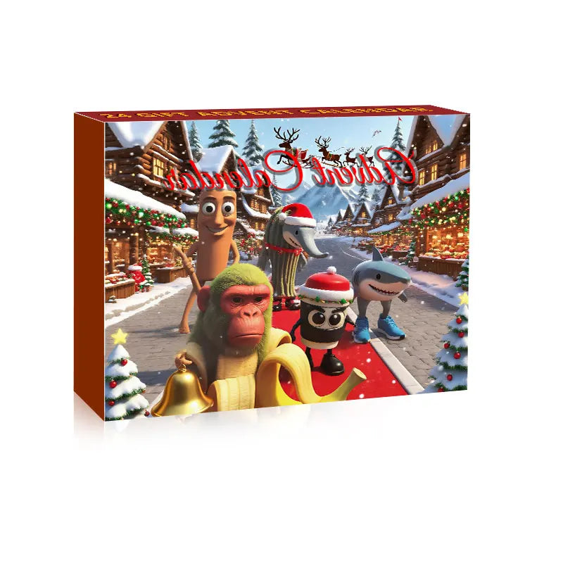 Calendrier de l'Avent pour Enfants | Figurines Amusantes et Surprises Magiques