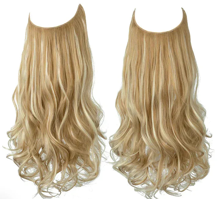 Extensions de Cheveux Réels Premium | Look Glamour et Naturel Instantané