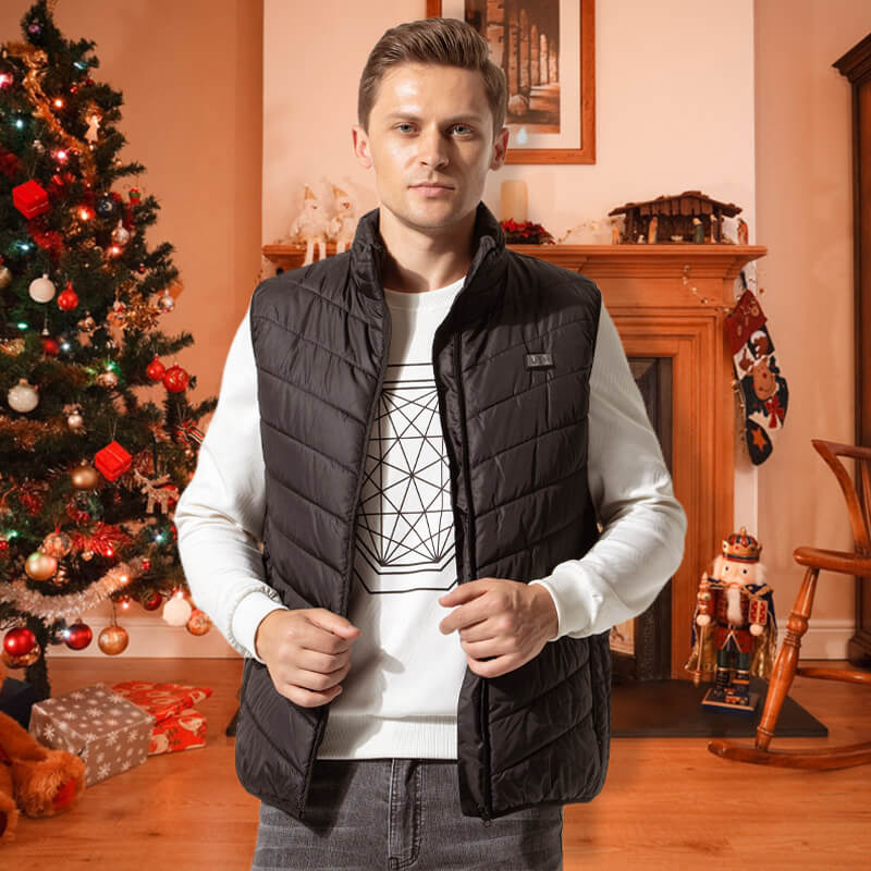 Gilet Chauffant d'Hiver pour Homme | Léger, Respirant et Élégant