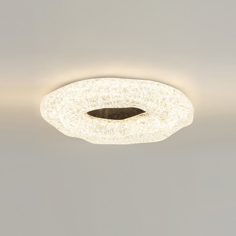 Luminaire de Plafond Sculptural | Éclat Chaleureux et Design Unique