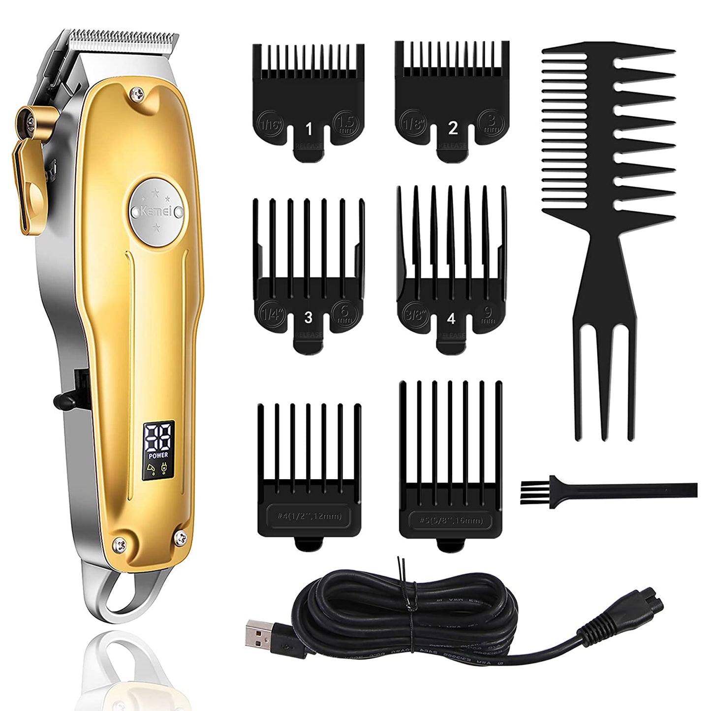 Kit de Tondeuse à Cheveux 3-en-1 | Toilettage Professionnel et Précis à Domicile
