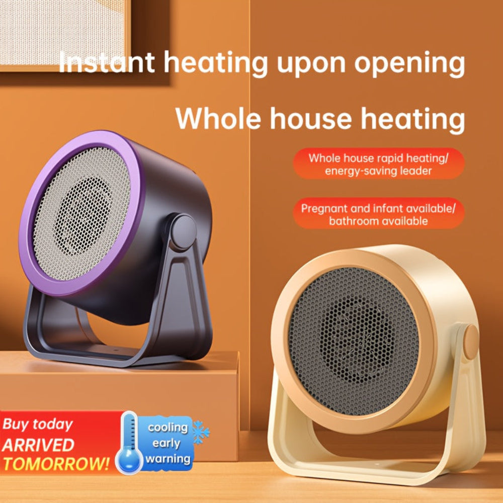 Chauffage d'appoint Électrique Portable | Chaleur Rapide et Silencieuse