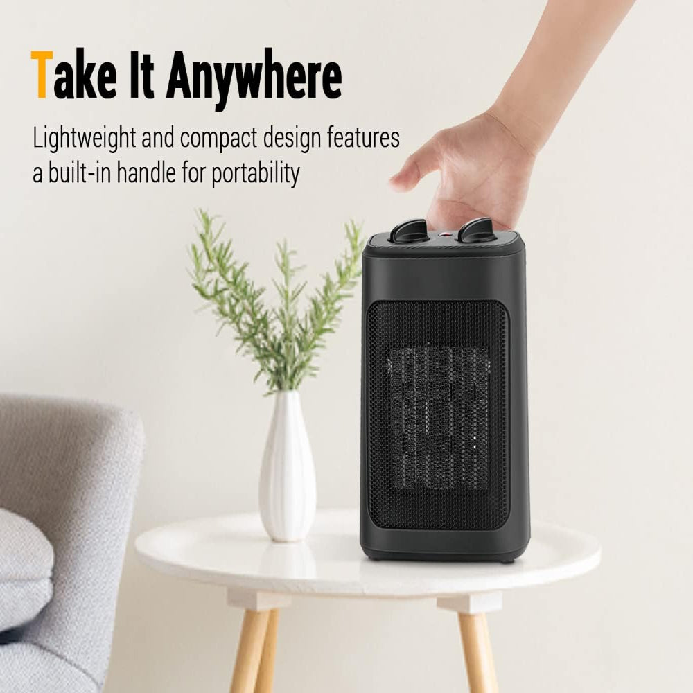 Radiateur Électrique Portable | Chauffage Rapide et Sécurisé pour Intérieur