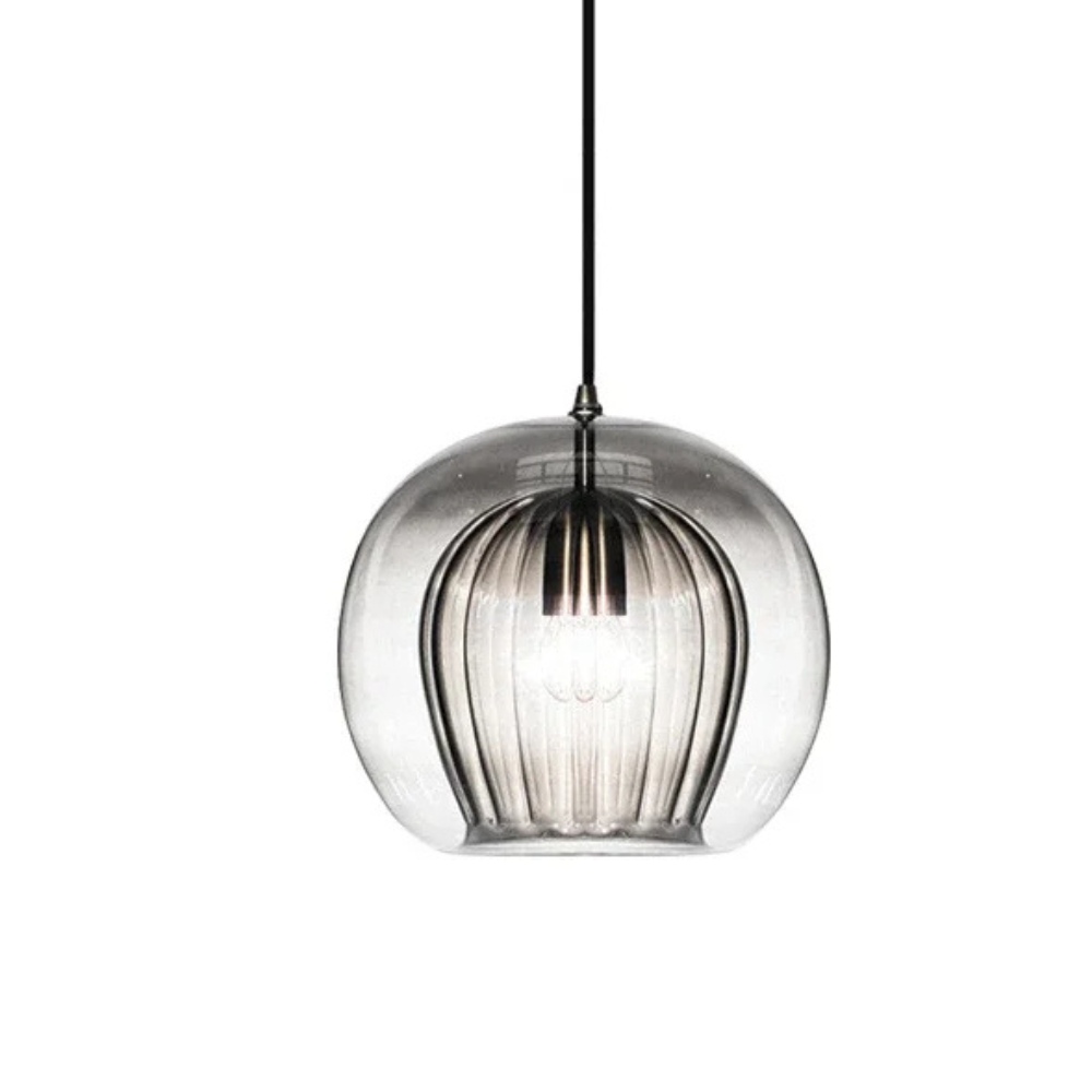 Lampe Suspendue en Verre | Design Minimaliste et Éclairage Doux