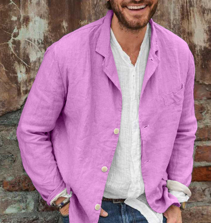 Veste d'été élégante avec poches | Style décontracté et pratique pour l'été