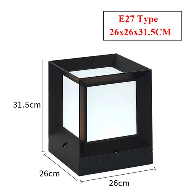 Lampe de Sol Extérieure Moderne | Éclairage Élégant pour Portails et Allées