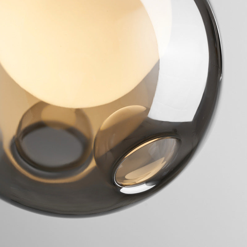 Lampe Suspendue en Verre Italien | Élégance Contemporaine et Ambiance Chaleureuse