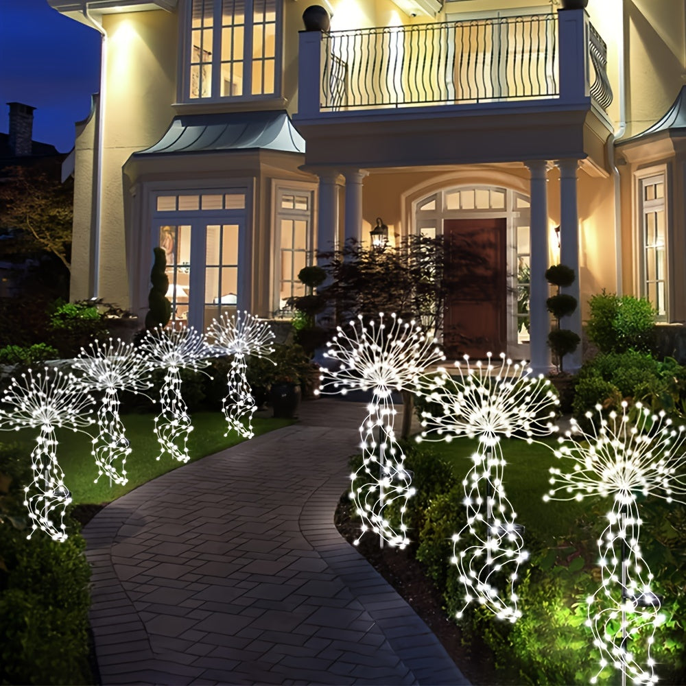 Lampes de Jardin LED Solaires | 8 Modes d'Éclairage et Énergie Durable