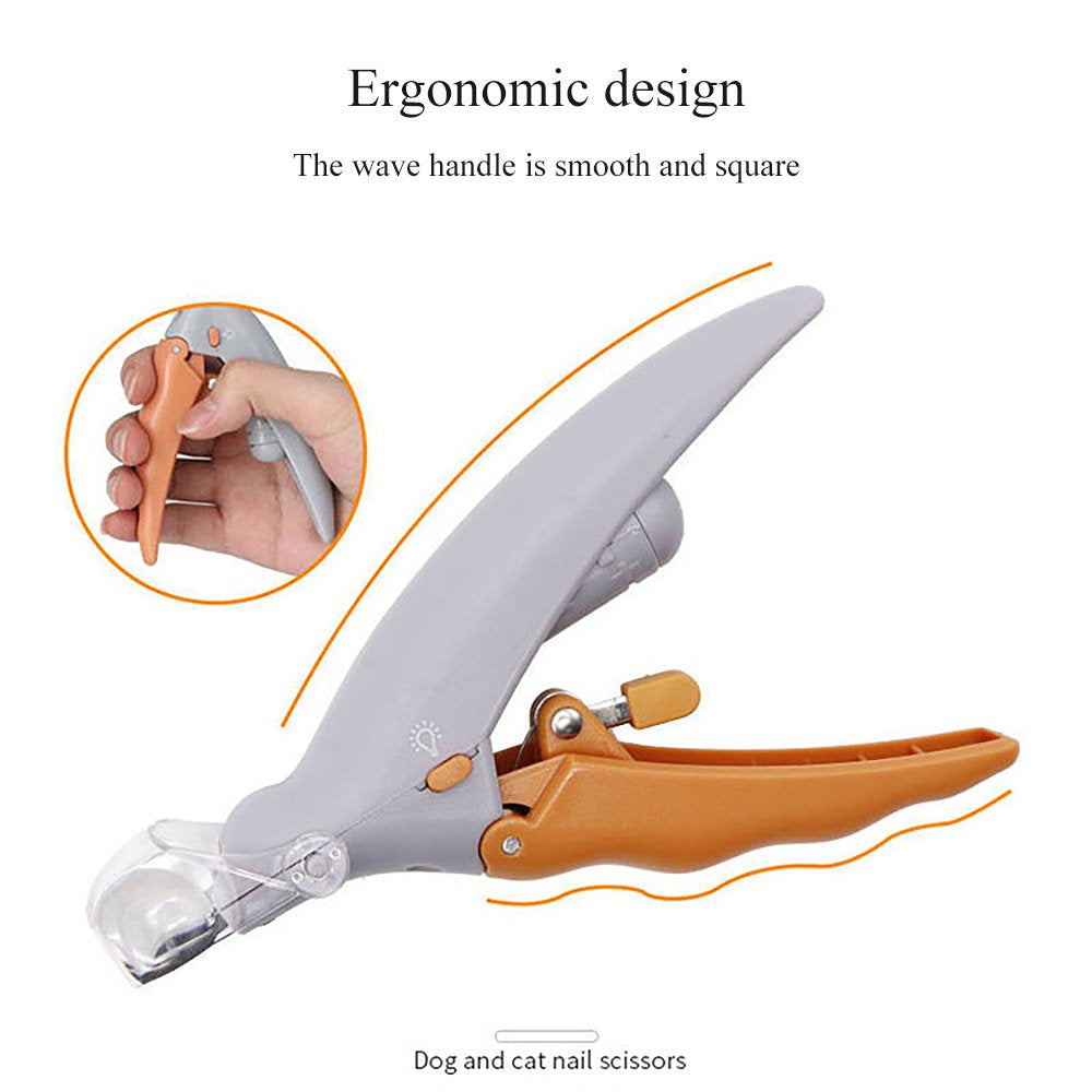 Coupe-ongles Précis pour Animaux | Éclairage LED et Lentille 5x