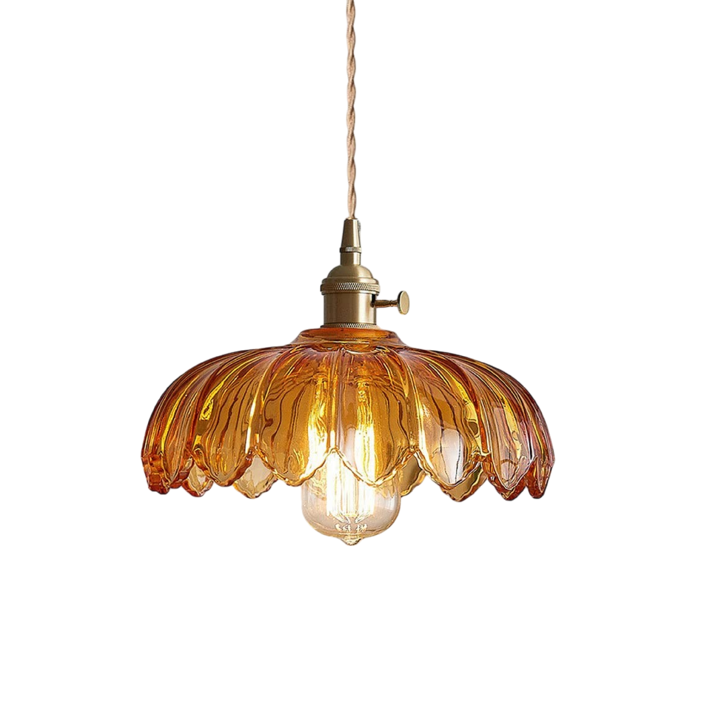 Lampe Suspendue en Verre | Design Élégant et Atmosphère Chaleureuse