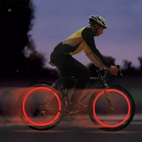 Lampes LED de Valve de Vélo | Détection de Mouvement et Visibilité Nocturne