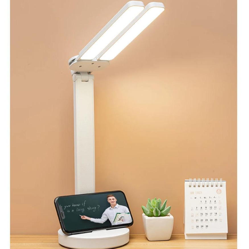 Lampe de Bureau LED Rechargeable | Éclairage Ajustable et Amie des Yeux