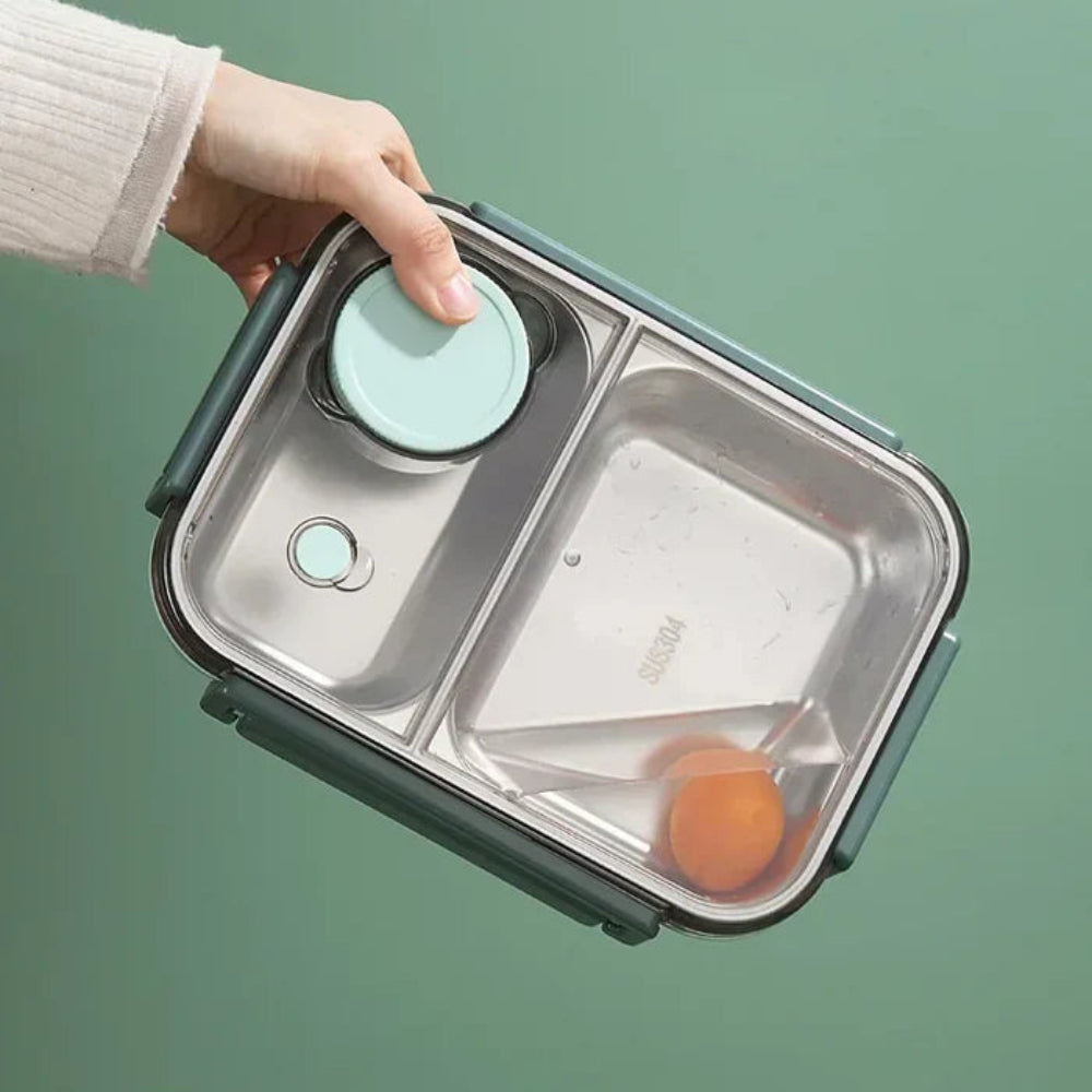 Boîte à Lunch Isolée en Acier Inoxydable | Garde les Aliments Chauds jusqu'à 12 Heures